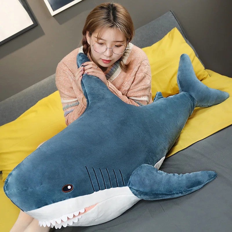 Y&D Good Quality Large Stuffed Animal Toy – Creative Sawtooth Shark Plush Doll, Soft Cuddly Sea Animal Gift for Kids and Shark Lovers - Image 5