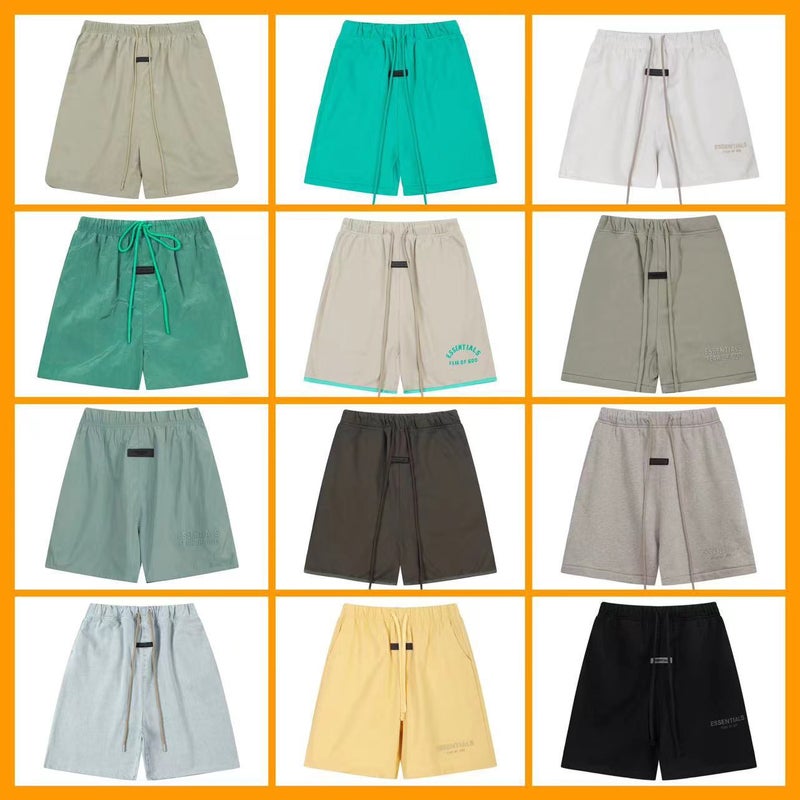 Fog Icon Trendy Brand 24Ss Silicone Letter Logo Casual Shorts Summer Loose Five-Quarter Pants For Men And Women - Image 2