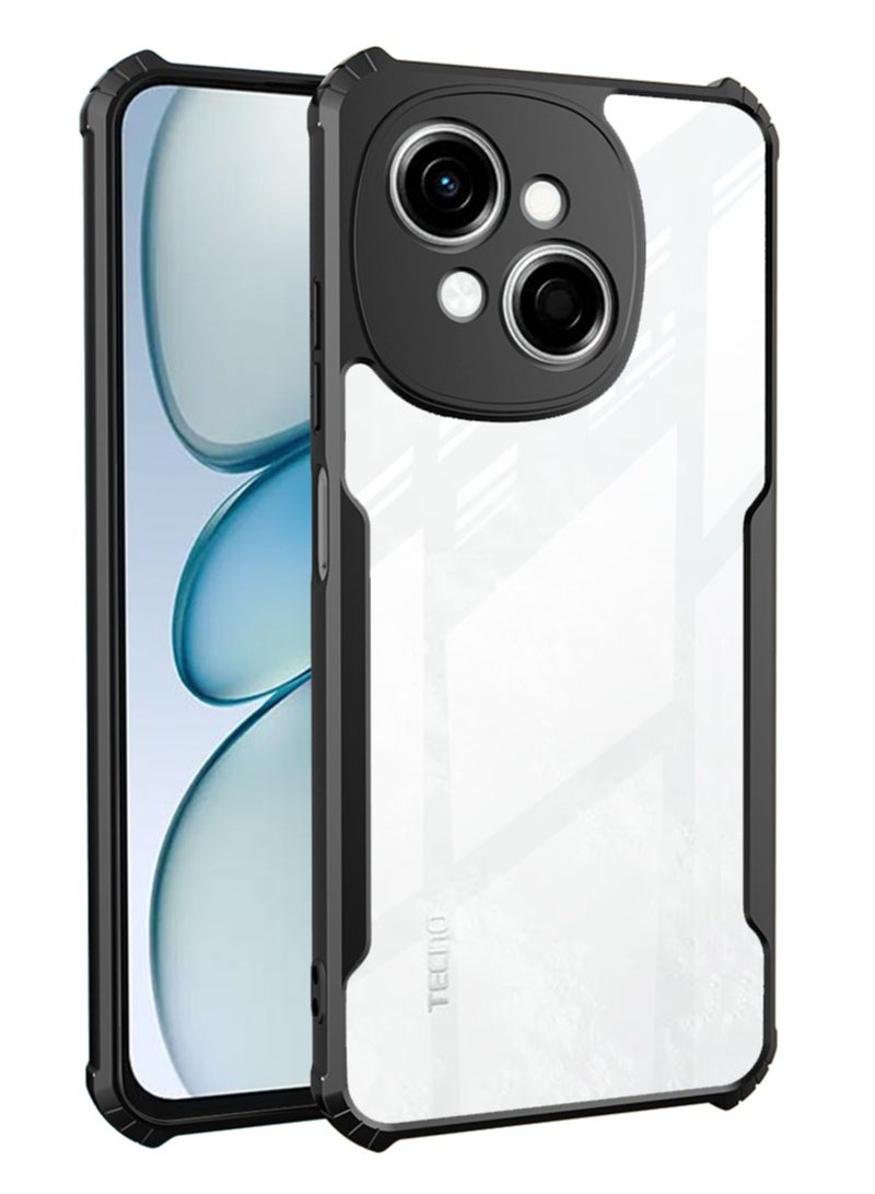 [1+1 Sets] For Tecno Spark Go 1 4G Case Cover & Screen Protector Phone Case with Anti Drop Function,Tempered Flim - Image 2