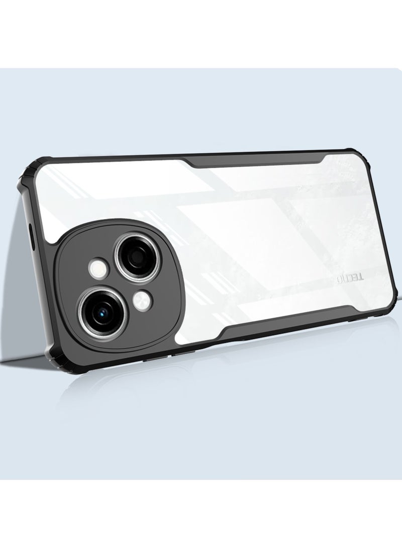 [1+1 Sets] For Tecno Spark Go 1 4G Case Cover & Screen Protector Phone Case with Anti Drop Function,Tempered Flim - Image 3