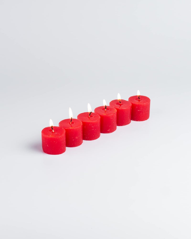 AURA DECOR AuraDecor Raspberry Scented Votive Candles Pack of 12 | Smokeless Long Burning Aroma Candles (Up to 8 Hours) for Home Decor, Wedding, Spa, Meditation & Gifting - Image 4