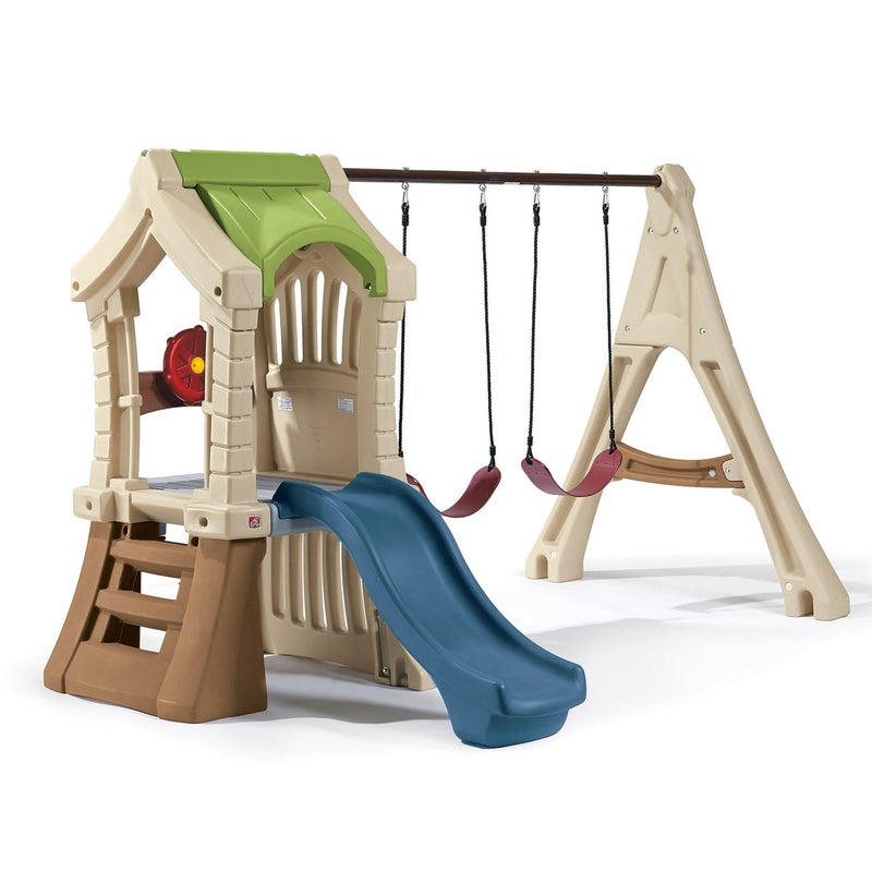 Step2 Refresh Climber and Slide Playset for Kids – Indoor & Outdoor Active Play, Climbing Wall and Slide for age 2-6years - Image 1