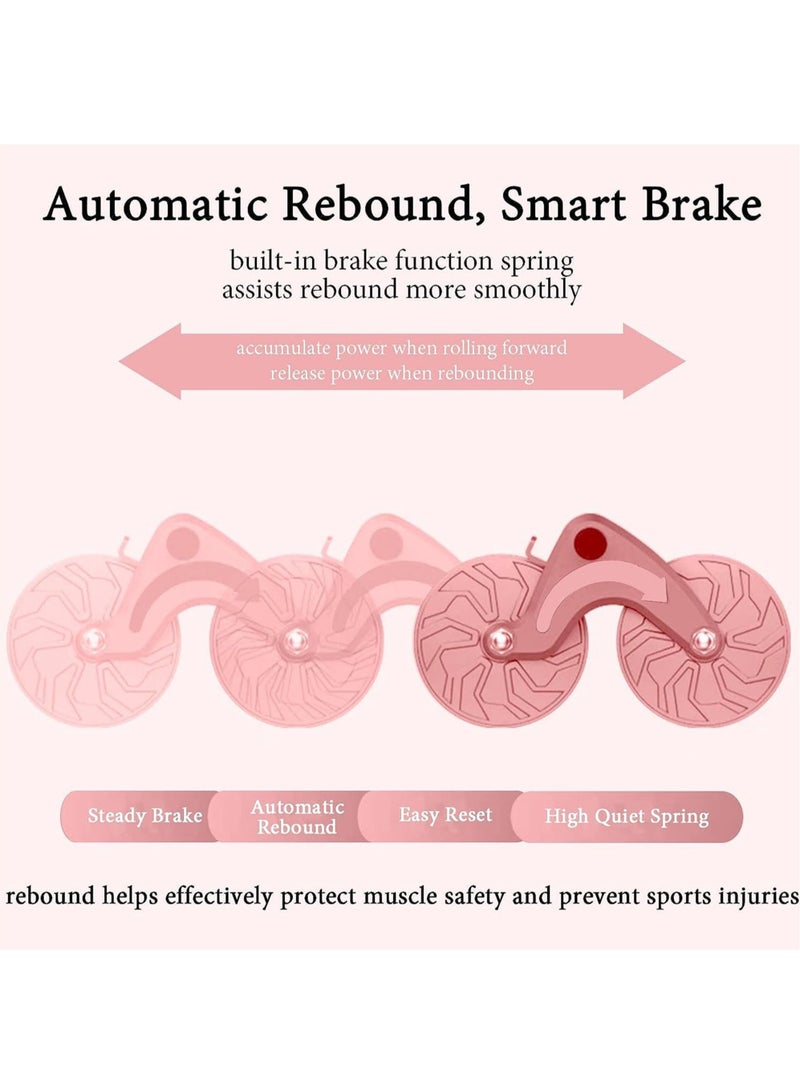 روك بو 2023 6 في 1 جديد مع مؤقت حبل الطفر وحبل التوتر المتزلجون الأساسيون ومجموعة شريط المقاومة Ab لتمرين البطن ودعم الكوع وعجلة ABS ومعدات التمرين الأساسية وارتداد تلقائي - Image 2