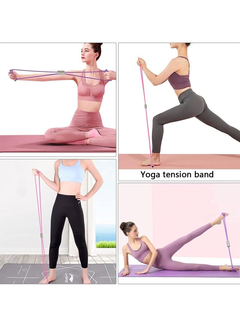 روك بو 2023 6 في 1 جديد مع مؤقت حبل الطفر وحبل التوتر المتزلجون الأساسيون ومجموعة شريط المقاومة Ab لتمرين البطن ودعم الكوع وعجلة ABS ومعدات التمرين الأساسية وارتداد تلقائي - Image 4