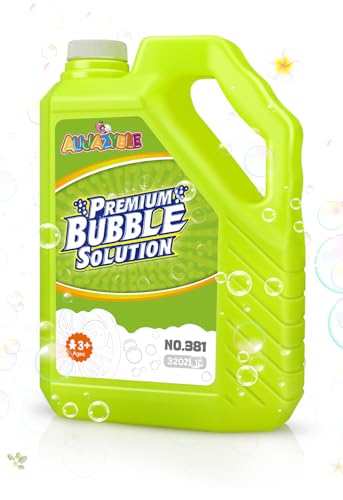 Aujazyble Bubble Solution Refills 32OZ Giant Bubbles Refill Solution Bubbles Bulk for Bubble Machine Bubble Gun Bubble Wands Bubble Mower Bubbles for Kids in Summer Celebrations Party Favor - Image 1