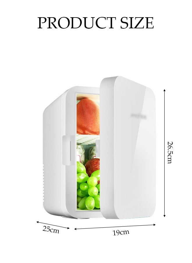DUNISO 8L Car Refrigerator Portable Double-layer Auto Mini Fridge Low Noise Fridge Car & Household Use Single Person Refrigeration Small Refrigerator Electric Fast Cooler and Warmer for Refrigerating Make Up, Skin Care and Food Portable Freezer for Home Outdoor Camping and Dormitory Road Trips - Image 3