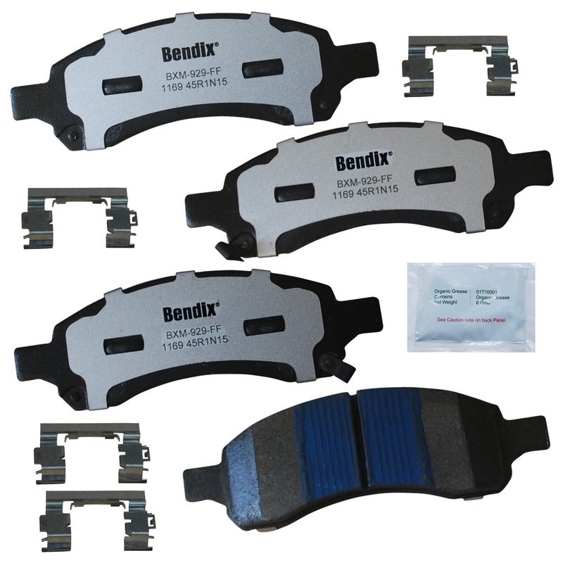 Bendix Fleet Metlok MKD1169FM Semi-Metallic Front Brake Pads for Select Models Buick Rainier, Chevrolet Colorado, Trailblazer, Trailblazer EXT, GMC Canyon, Envoy, Envoy XL, Isuzu Ascender, Saab 9-7x - Image 5