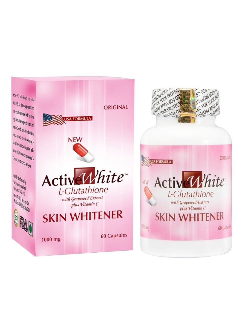 Active White تبييض البشرة النشط - 60 كبسولة