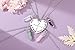 PESOENTH BFF Best Friend Necklace for 4 Healing Crystal Friendship Necklaces BFF Gifts Women Matching Heart Best Friends Forever and Ever Pendant Necklaces Jewelry for Birthday Christams - Image 4