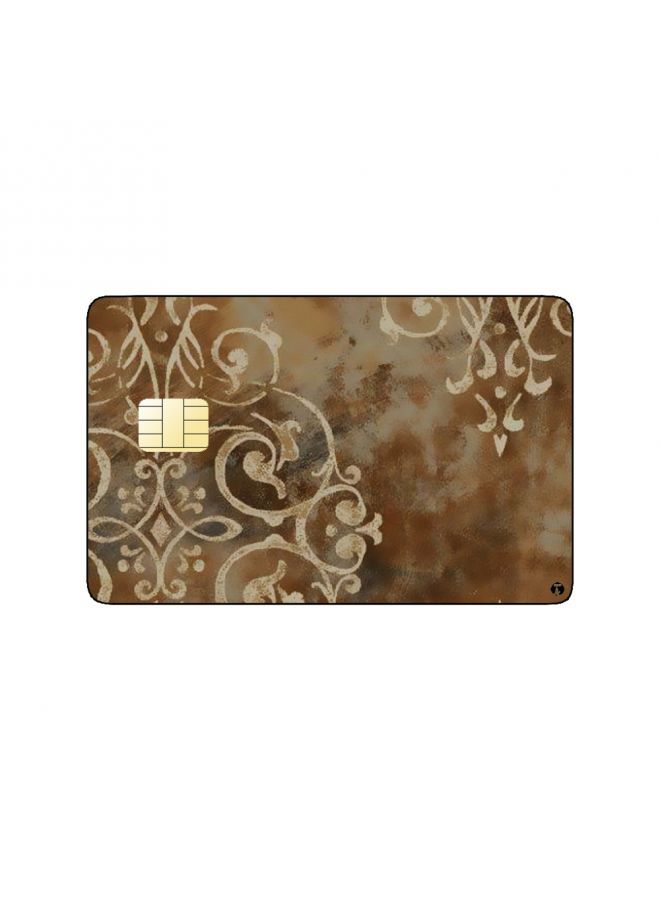 RKN PRINTED BANK CARD STICKER Aesthetic Vintage White Ornaments Drawing - Image 1