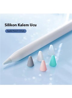 Polham Dux Series 10 Pcs Colored Replacement Pen Tips for Apple Pencil 1/2, Silent Silicone Pen Tips for Drawing  - Image 5