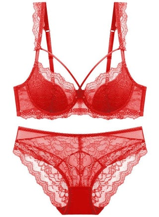 Comfy Breathable Solid Color Thin Cup Lace Bra And Panty Set Red - pzsku/Z1BF747D1A2C0B3C717C6Z/45/_/1667186147/890c4f09-cbee-4129-b6f9-b5dd14d11958