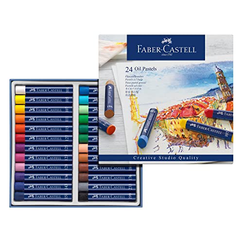 FABER-CASTELL Faber-Castel FC127024 Creative Studio Oil Pastel Crayons (24 Pack), Assorted - Image 1