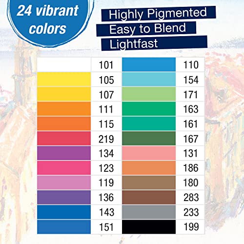 FABER-CASTELL Faber-Castel FC127024 Creative Studio Oil Pastel Crayons (24 Pack), Assorted - Image 3
