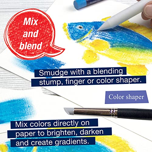 FABER-CASTELL Faber-Castel FC127024 Creative Studio Oil Pastel Crayons (24 Pack), Assorted - Image 5