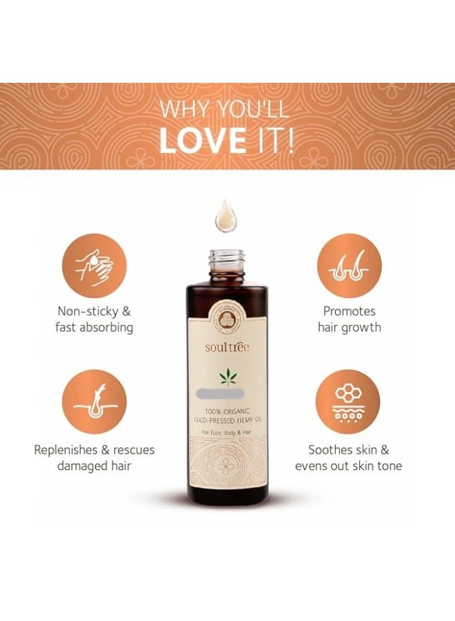 SoulTree 100% Organic Cold Pressed  Oil - 100ml - Image 4