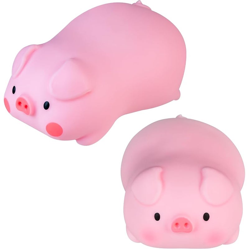 The Orb Factory ORB Easy Sqweezy Snugglies Giant Stretchy Pig - Stretches Up to 5 Feet Long - Jumbo Sized Squishy Toy Pet Pig, Stretch and Squeeze for Stress Relief - Fun Slow Rising Fidget Toy for Kids and Adults - Image 3