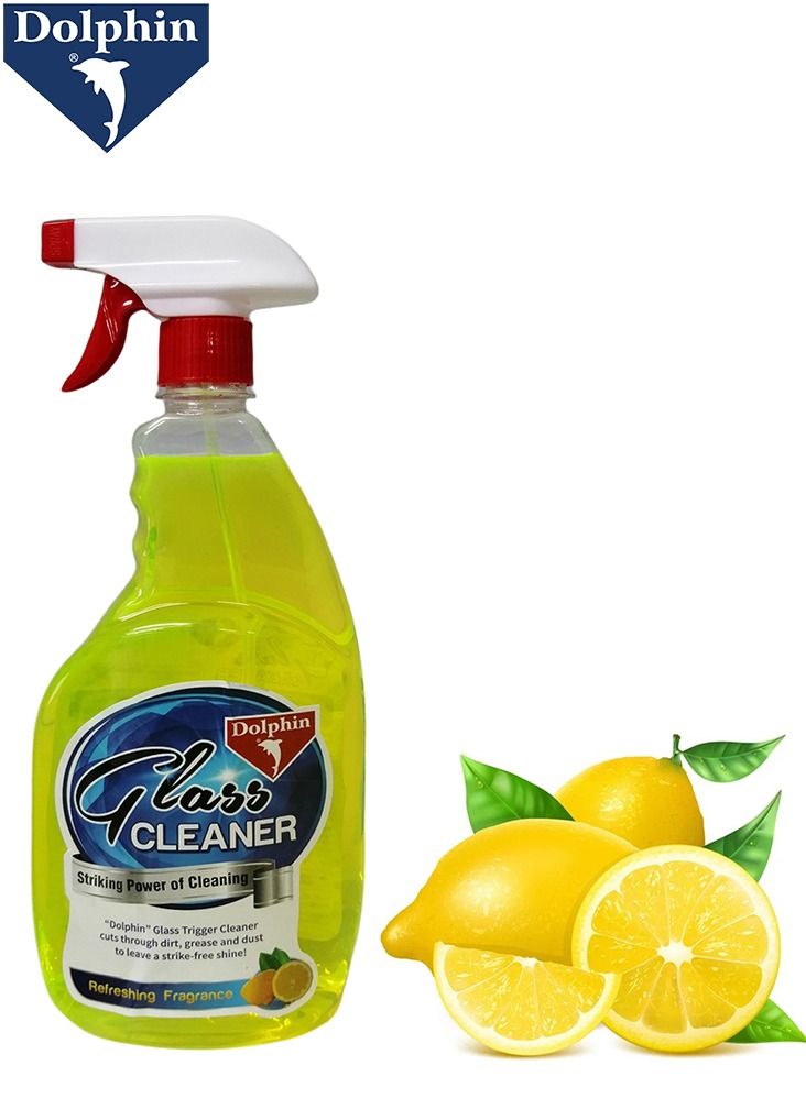 Dolphin Glass Cleaner Lemon Fragrance 750ml - Image 3