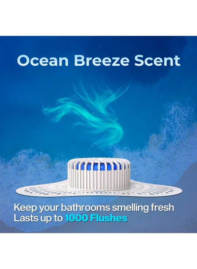TAPIX Urinal Screen Deodorizer (12 Pack) with Urinal Cakes Ocean Breeze Scent, Anti-Splash Urinal Deodorizer - Image 3