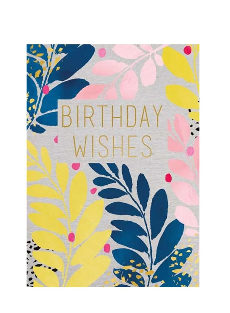 Pigment Birthday Wishes Birthday Card