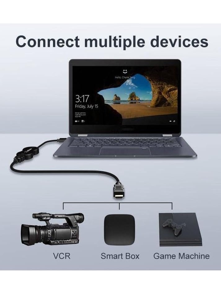 Generic - USB 2.0 to HDMI Adapter - Connect Multiple Monitors with 2048x1152/1920x1080 Resolution, Compatible with Windows 10/8/7 - Image 1
