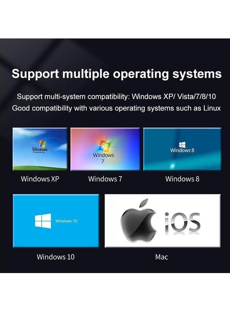 Generic - USB 2.0 to HDMI Adapter - Connect Multiple Monitors with 2048x1152/1920x1080 Resolution, Compatible with Windows 10/8/7 - Image 1
