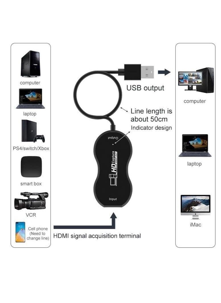 Generic - USB 2.0 to HDMI Adapter - Connect Multiple Monitors with 2048x1152/1920x1080 Resolution, Compatible with Windows 10/8/7 - Image 1
