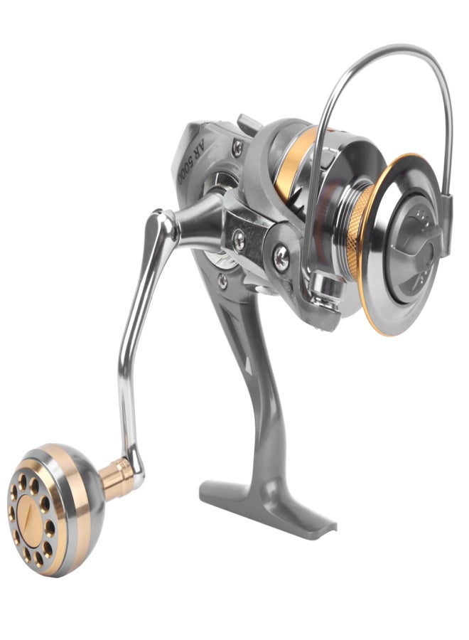 DEUKIO Handle Skirted Spool Rock Sea Fishing Spinning Reel Fishing Line Wheel AccessoryAR5000 - Image 1