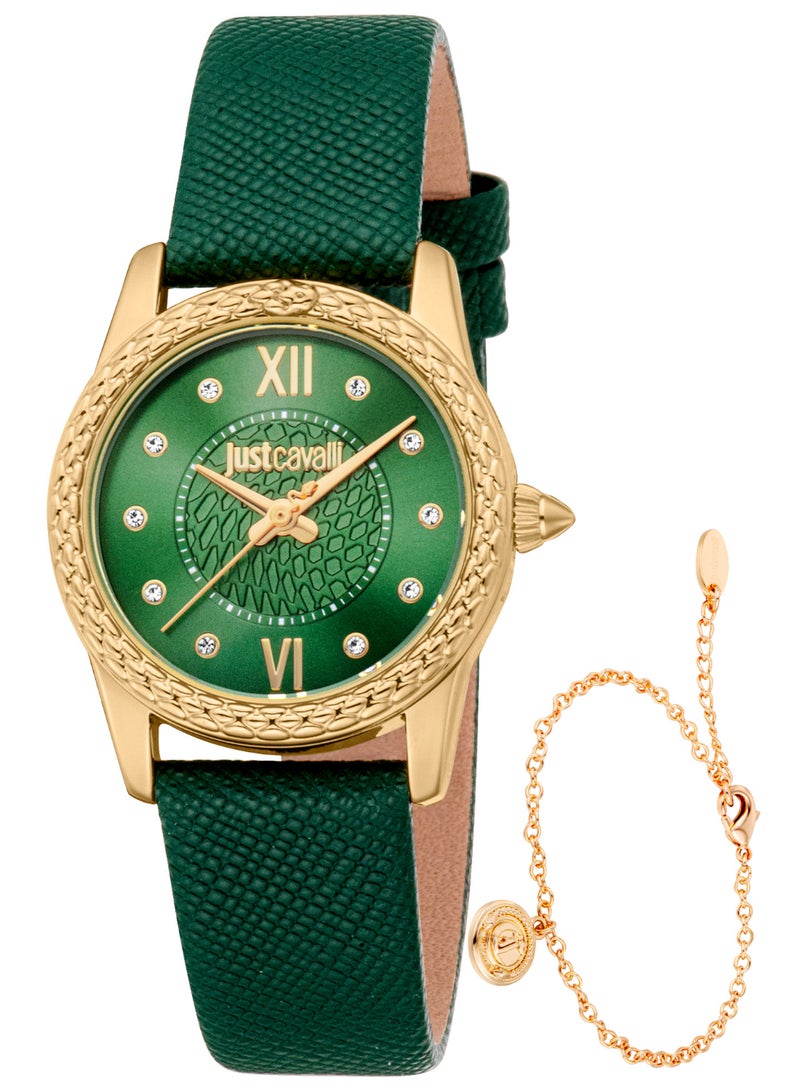 Just Cavalli Lady Sublime Animalier Jc1L360L0025 - Leather Female Quartz 3 Hands - Image 1