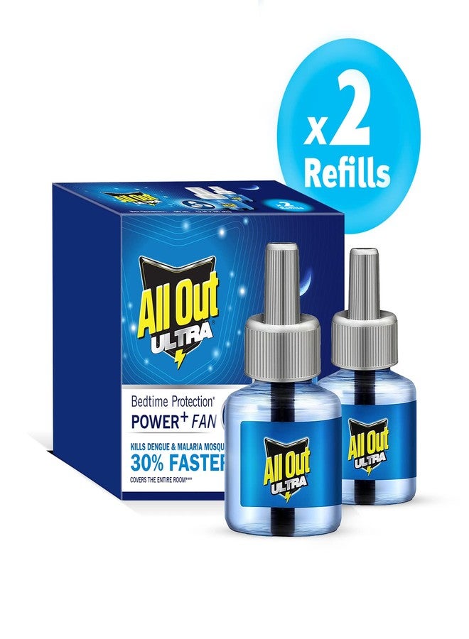 All Out Ultra Liquid Vaporizer, 2 Refills (45ml each) | Kills Dengue, Malaria & Chikungunya Spreading Mosquitoes| India's Only Mosquito Killer Brand Recommended by Indian Medical Association - Image 2