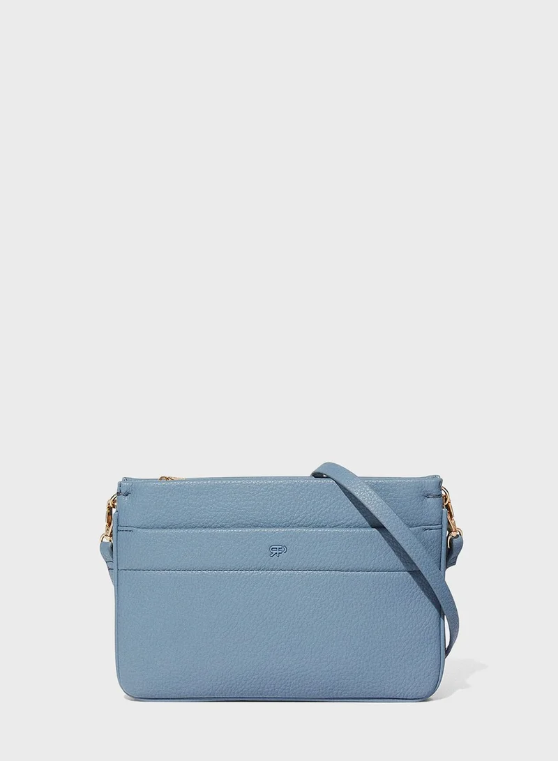بارفوا Logo Detailed Zip Over Crossbody