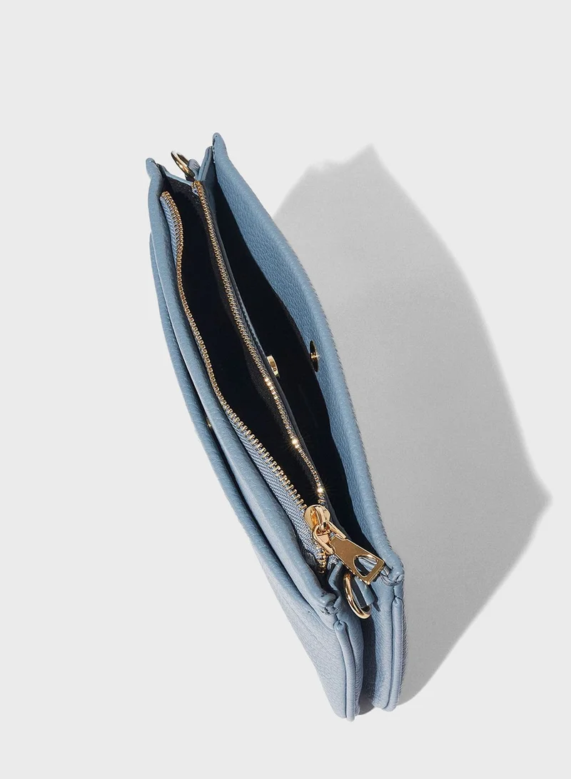 بارفوا Logo Detailed Zip Over Crossbody