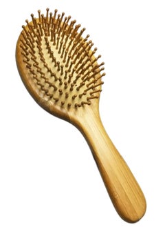VENDIX Wooden Hair Brush, Its Stimulate Your Scalp and improve Blood Flow to Prevent Hair Losses, Bamboo Bristle Brush & Comb for Healthy Hair for, Men, Women & Children for All Hair Types  - Image 1