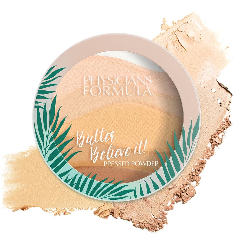 Physicians Formula Murumuru Butter Believe It! Pressed Face Powder, Buildable Coverage with Creamy Finish, Enriched with Amazonian Butters â€“ Translucent - Image 1