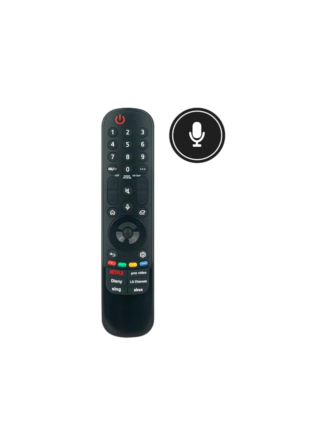 The Bros MR23GA AKB76043102 Voice Replaced Remote Control Fit for 2023 LG TVS QNED OLED Series 65QNED80ARA 65QNED80URA 50QNED80URA 50UR8000AUB 65QNED85ARA 65UR8000AUB 65UR8050AUA - Image 3