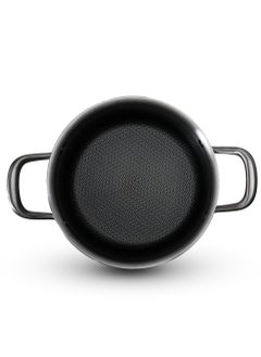 Homeway 24CM Stainless Steel Honeycomb Casserole with Lid – Nonstick, Induction & Gas Compatible With Super Durable&Highly Scratch Resistent  - Image 2