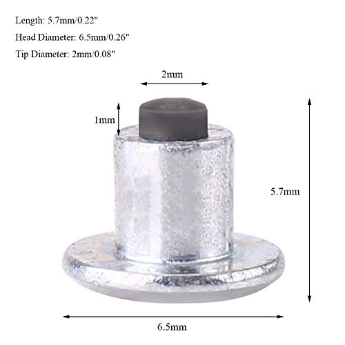 EVGATSAUTO Tire Steel Studs, 100pcs Car Bike ATV Motorcycle Snow Chain Caltrops with Installation Tool for Silent Spikes Tyre Screws - Image 3