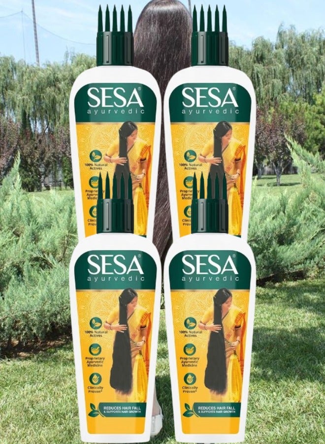 سيسا 4 قطع زيت شعر أيورفيدا بخلاصة برينجراج 100مل - Image 1