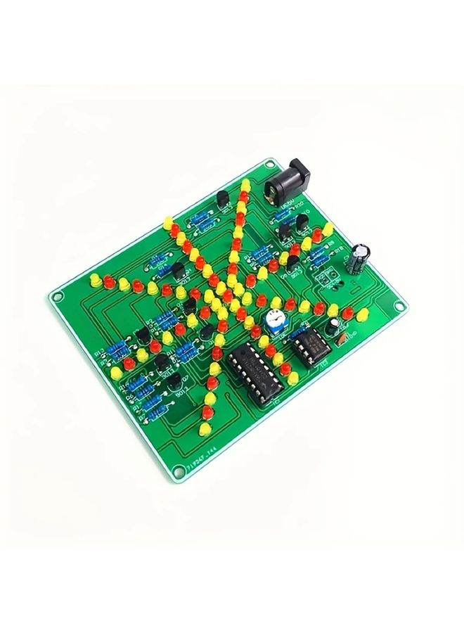 1 مجموعة لوحة دوائر مطبوعة DIY للتدرب على لحام روبوت إلكتروني مع مصباح LED - Image 3