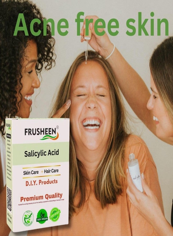 Frusheen مسحوق الساليسيليك (100 غرام) لصنع لوشن العناية بالبشرة، والغسول، والمرطب، والسيروم، وغسول الجسم، ومنتجات العناية المنزلية - Image 4