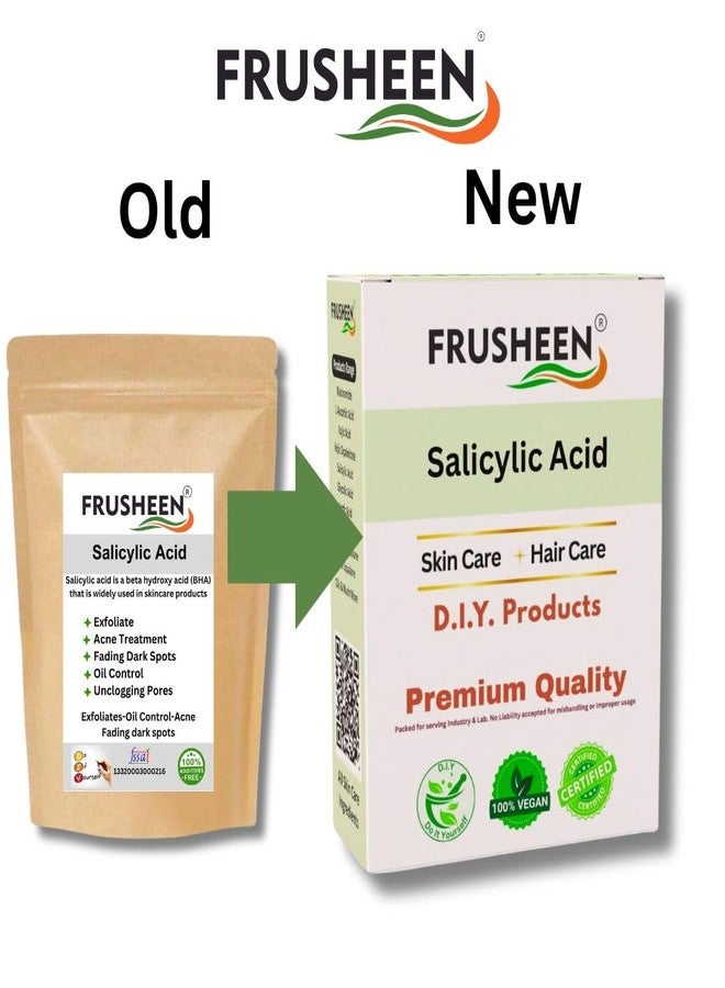 Frusheen مسحوق الساليسيليك (100 غرام) لصنع لوشن العناية بالبشرة، والغسول، والمرطب، والسيروم، وغسول الجسم، ومنتجات العناية المنزلية - Image 5