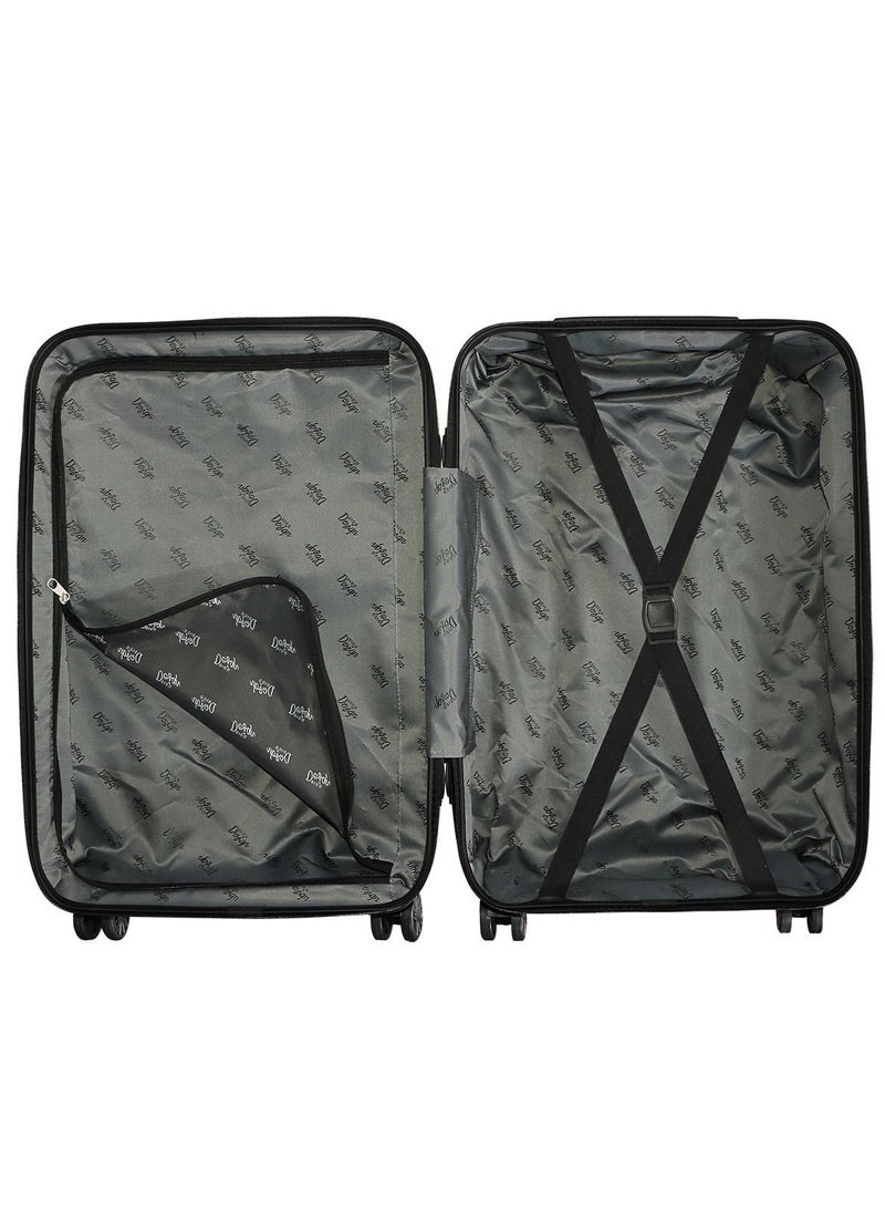 Biggdesign Lightweight Moods Up Carry On Luggage with Spinner Wheel and Lock System Anthracite 20-Inch