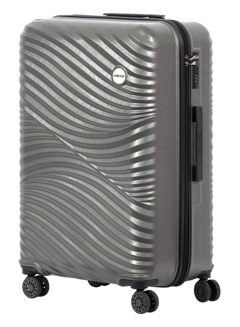 Biggdesign Lightweight Moods Up Carry On Luggage with Spinner Wheel and Lock System Anthracite 20-Inch