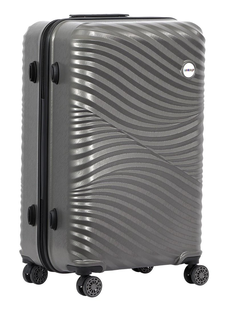 Biggdesign Lightweight Moods Up Carry On Luggage with Spinner Wheel and Lock System Anthracite 20-Inch