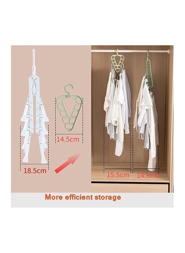 Clothes Hanger Space Saving Closet Scarf Clothes Organizer Holder Multi Function Drying Racks Cloth Hanger 3pc