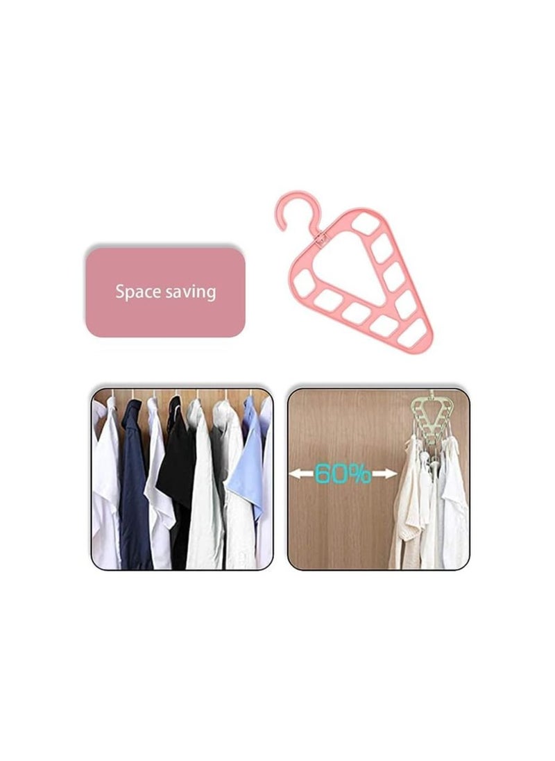 Clothes Hanger Space Saving Closet Scarf Clothes Organizer Holder Multi Function Drying Racks Cloth Hanger 3pc