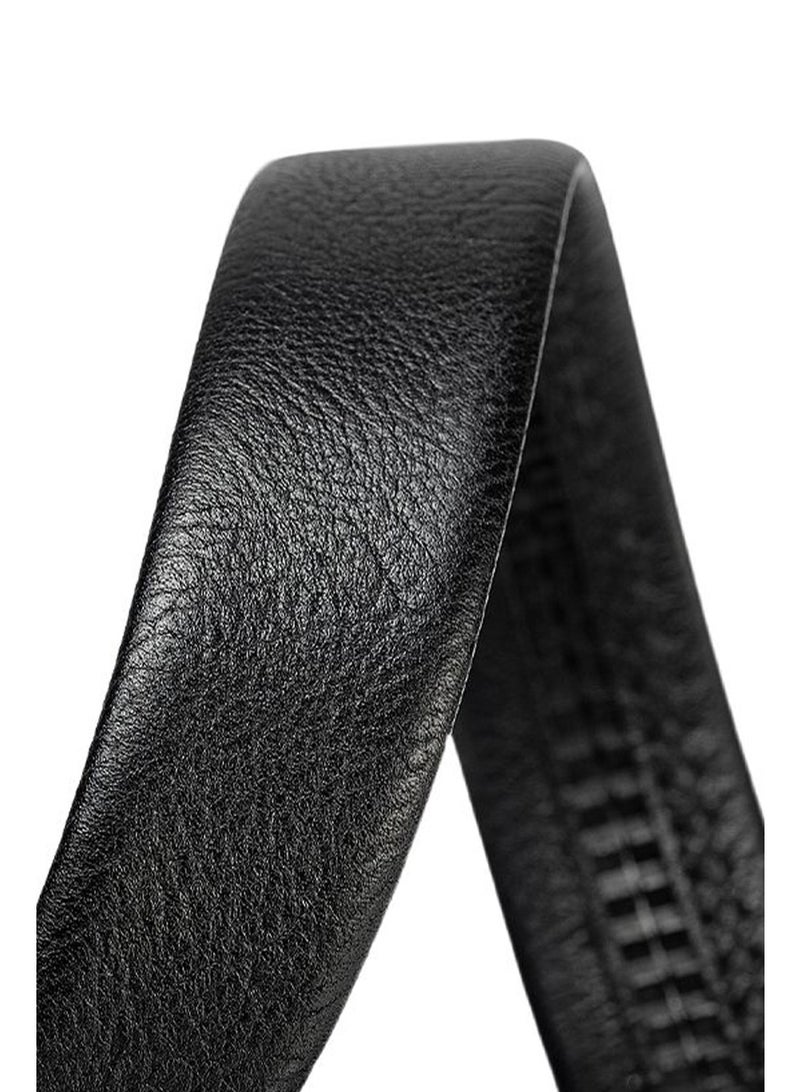 Samsonite Aamir II BIZ Plate AL Auto 01 Leather Belt, Black|Stylish|Premium Quality|Automatic Buckle|Hole Free Belt - Image 3