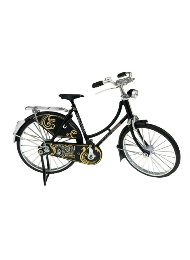 Special 1:10 Alloy Bicycle Model Simulation Station Wagon Mini Stunt Car Ornaments Collection Toys-Color:No. 9 Erba Daban Women's Black [e-commerce Box 20*6*14]