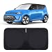 INSAUTO for Soul Windshield Sun Shade Window Sunshade Customfit 20202026 Kia Soul Wagon Windshield Cover Foldable Sun Visor Thicken 4Layer Reflective Protector Block UV Rays Car Accessories - Image 2