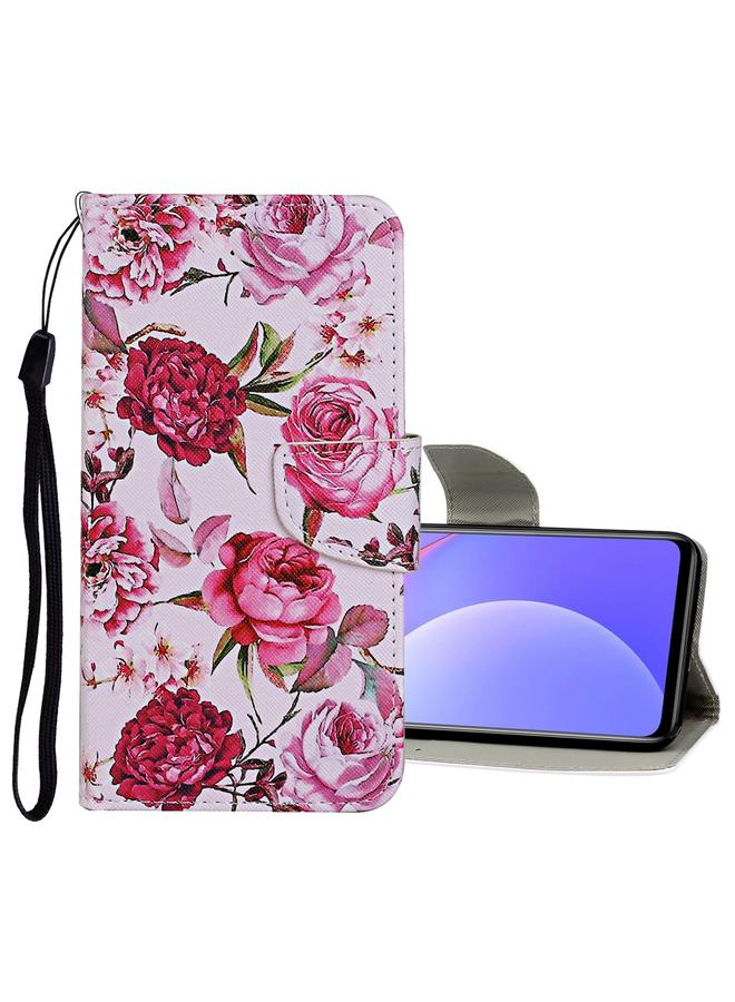 Case For Xiaomi Redmi Note 10 Pro China Colored Drawing Pattern Flip Leather Case